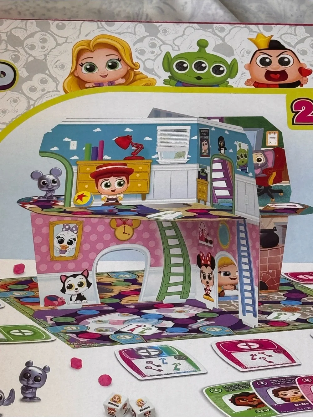 Disney Doorables Unlocked Game & 4 Exclusive Figures- Stitch, Mickey, Jack & ?